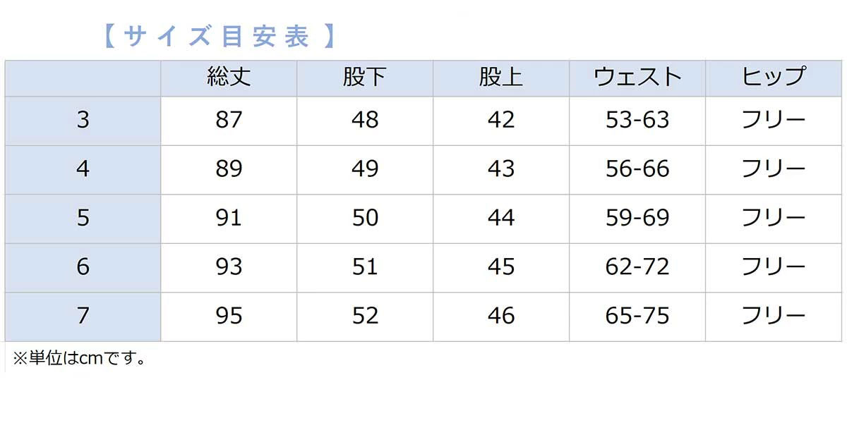 l0406pサイズ目安表