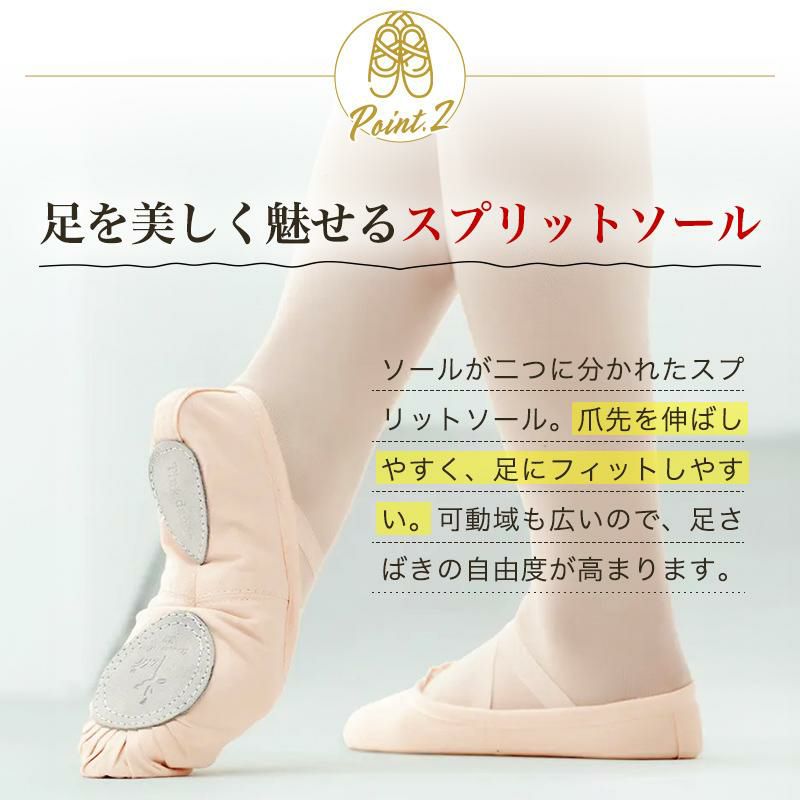 バレエシューズ ZBS002 | Dance-nets 公式オンラインストア