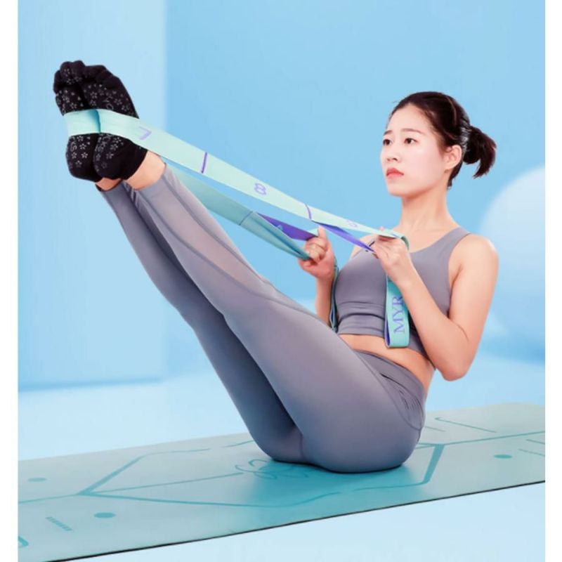 ストレッチストラップバンドZTR-STRAPストレッチバレエストラップヨガストレッチストレッチバンドバレエレッスンキッズ子ども8段階柔軟