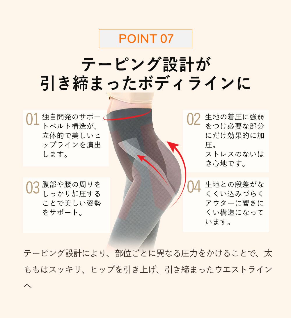 トルマリンバンブースパッツ加圧スパッツ