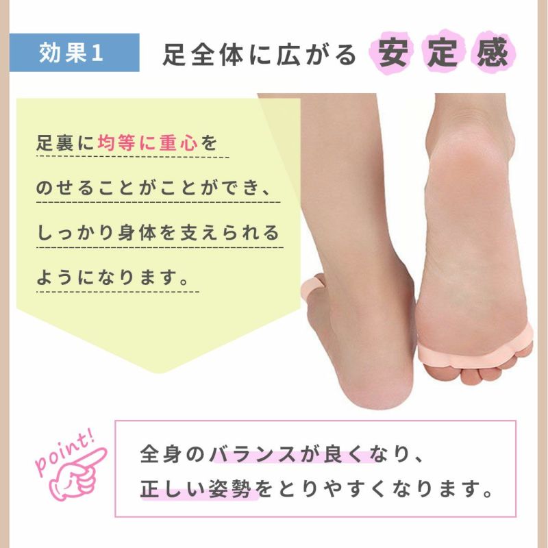 シリコン足指ストレッチャーZCA-FINGER3