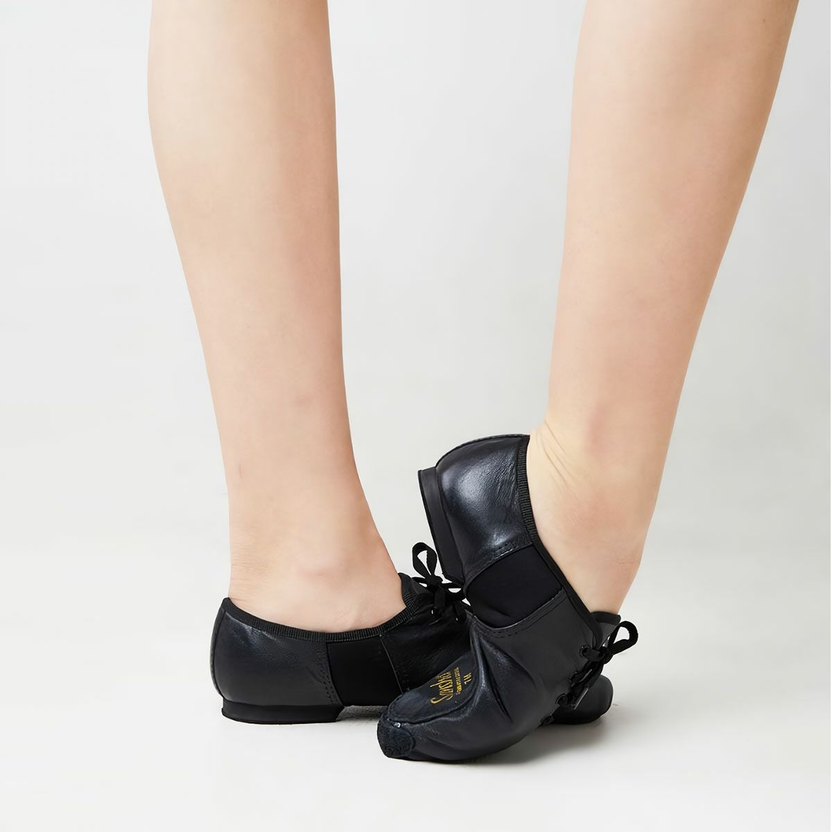 ジャズシューズスリッポンサイドゴア牛革ゴムソールEVAZUMZEJ25-G