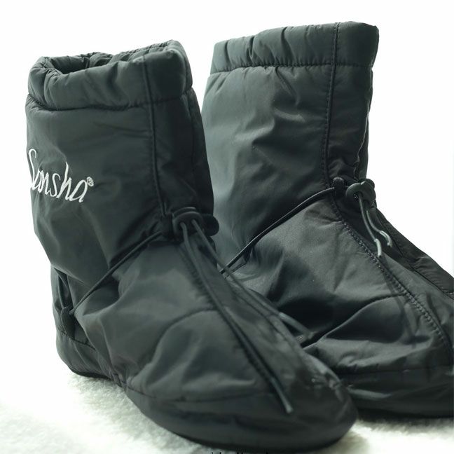 サンシャSanshaバレエウォームブーツウォームアップブーツブーティーショートWOOXトゥシューズカバー室内履き楽天